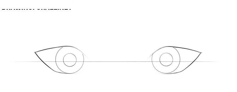 动漫眼睛一步一步画